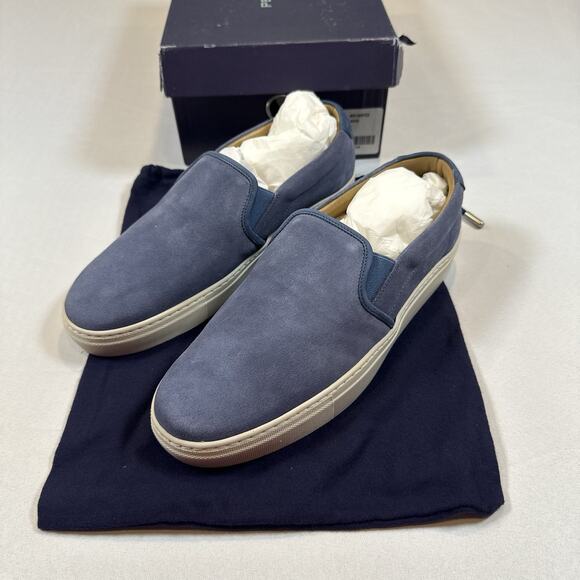 Peter Millar Collection Suede Slip-on Sneakers Size 9 New In Box MSRP $298 main image 8